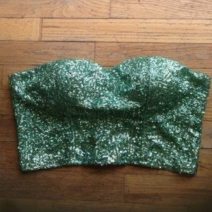 Sequin Bustier