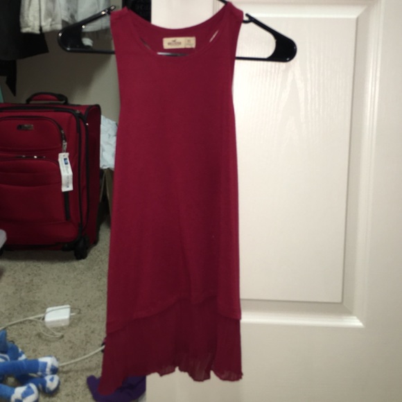 NWT hollister red tank! Size XS