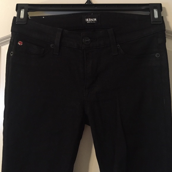 New Hudson Krista Ankle Wax Black Jean Size 26 - Picture 2 of 4
