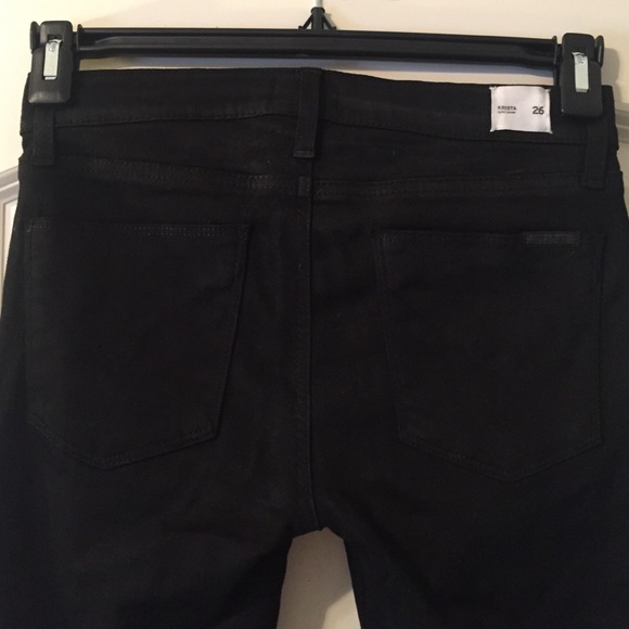 New Hudson Krista Ankle Wax Black Jean Size 26 - Picture 4 of 4