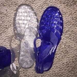 2 pairs Size 10 Jellies Sandals