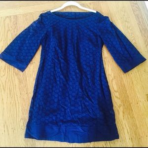 Laundry Blue Eyelet Dress, 4
