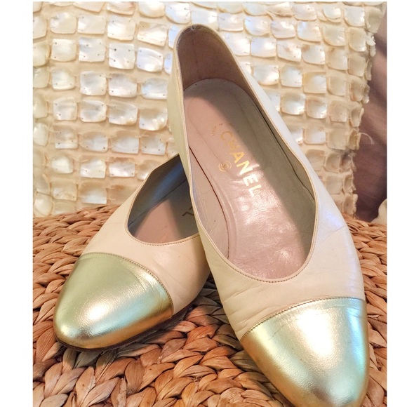 Iconic Chanel Cap Toe Flats