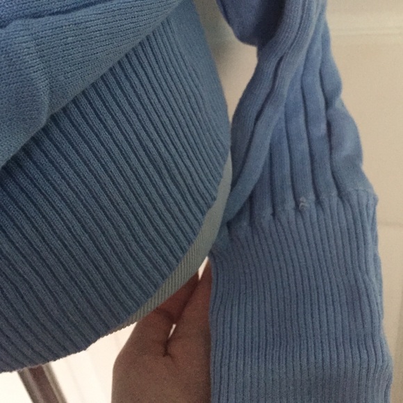 Baby Blue Ribbed Sweater - Picture 3 of 3