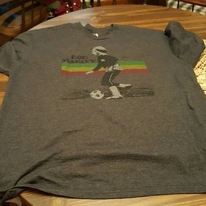 Bob Marley Soccer T-Shirt size XXL