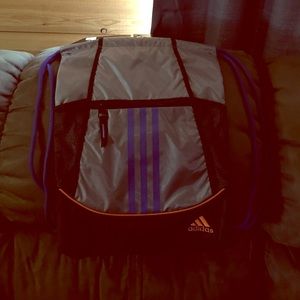 Adidas drawstring bag. Never used.