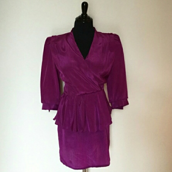 Ms. Lena Vintage Secretary Mini Dress