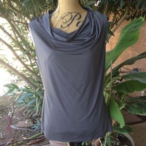 REDUCED Worthington gray cowl  neck tank
