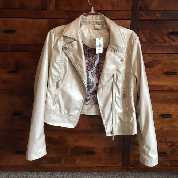 Cream jacket from Von Maur