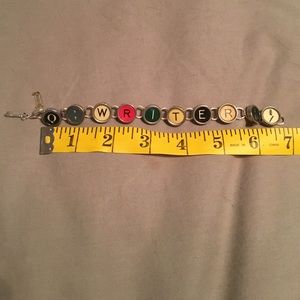 Typewriter bracelet