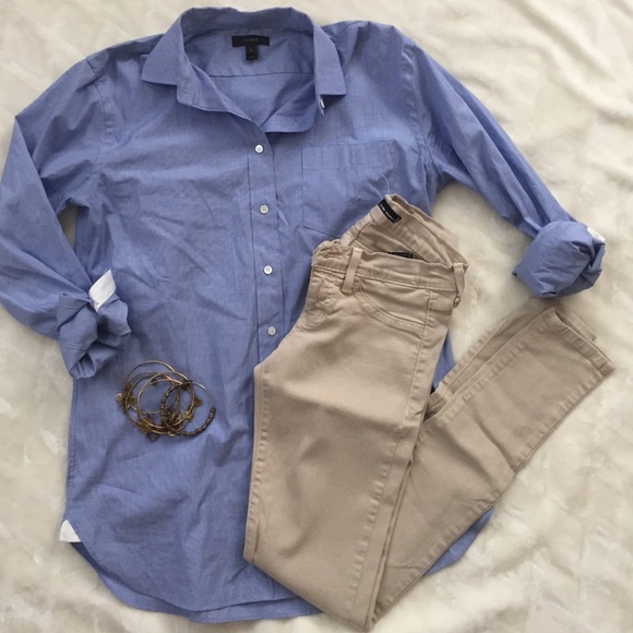 J. Crew Blue Button Down
