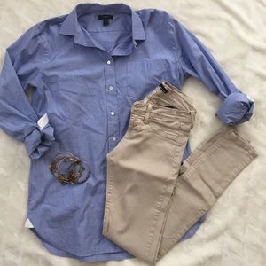 J. Crew Blue Button Down