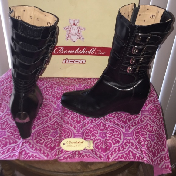 Icon Bombshell Motorcycle Boots