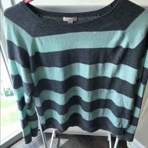 Mint/Grey Long Sleeve Top