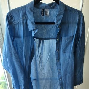 Blue collar Shirt
