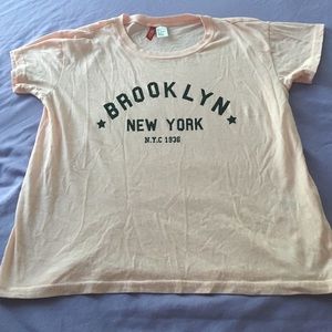 Light pink graphic tee