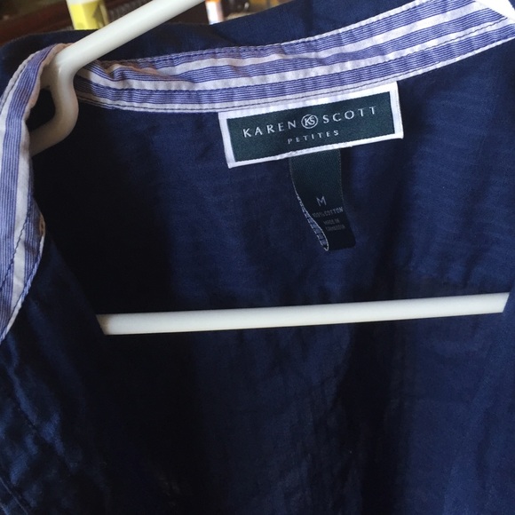 Blue button up - Picture 2 of 3
