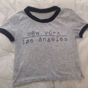 NY LA Crop Top