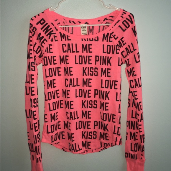 PINK Sleepwear Thermal Top