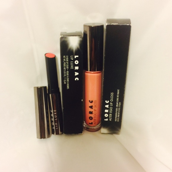 Lorac lipstick and gloss bundle
