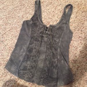 Gray Free people top