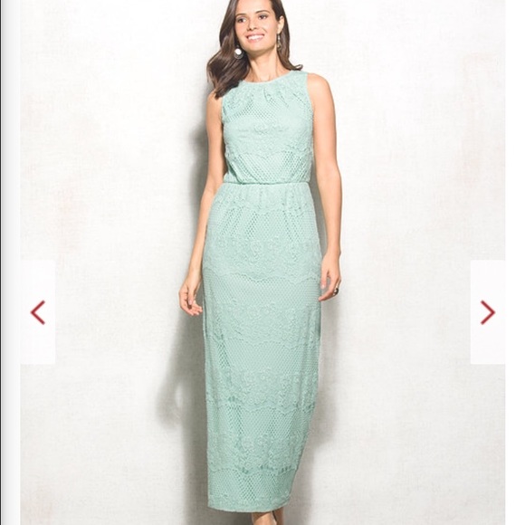 Dress Barn lace maxi dress