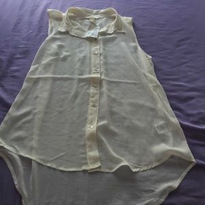 See thru silk blouse from H&M