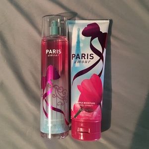 Paris Amour body spray and lotion