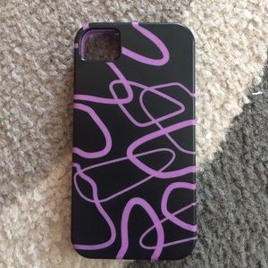 Purple and black pattern case