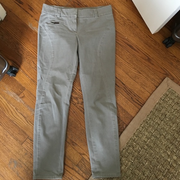 Brunello Cucinelli grey cigarette pants