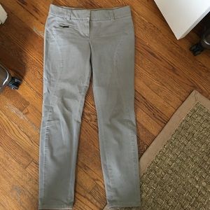 Brunello Cucinelli grey cigarette pants