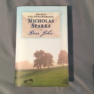 Nicholas Sparks book. Dear John