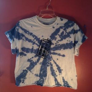 RARE handmade doctor who tie dye shirt