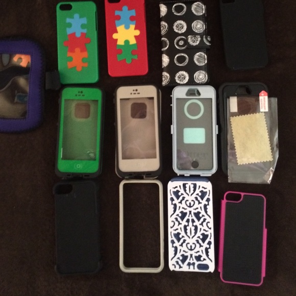 Different Accessories - 12 iphone 5s cases
