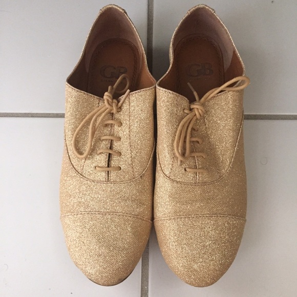 OutletStore Wholesale Gianni bini gold oxford shoes