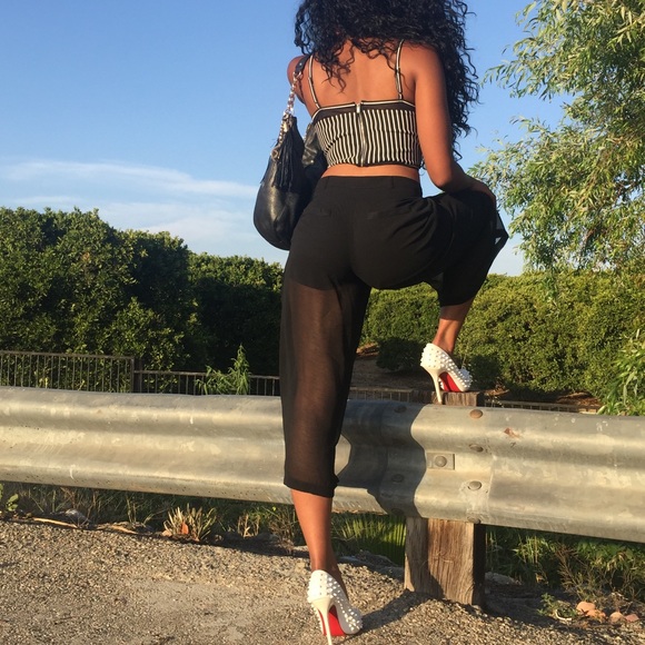 Sale of the Night See Thru Black Pants😍😍😍 - Picture 3 of 3