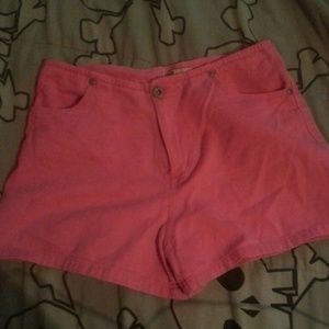 Pink shorts