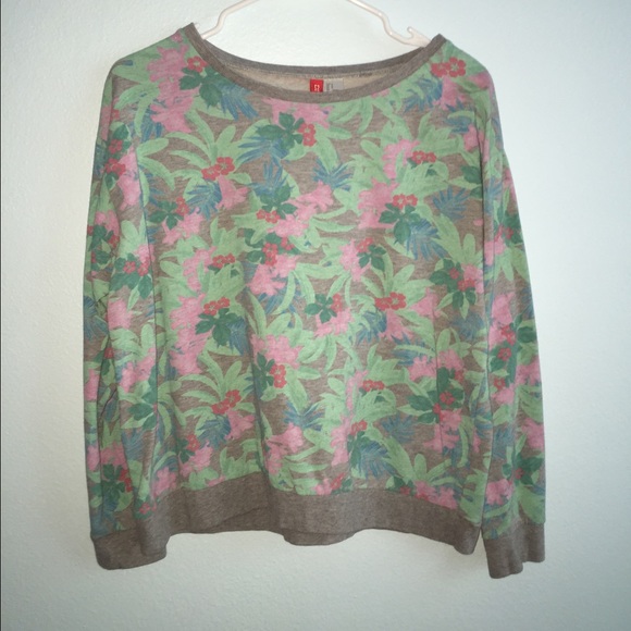 H&M Floral Sweater.
