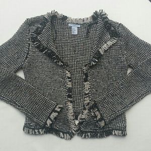 Cropped Knitted Jacket