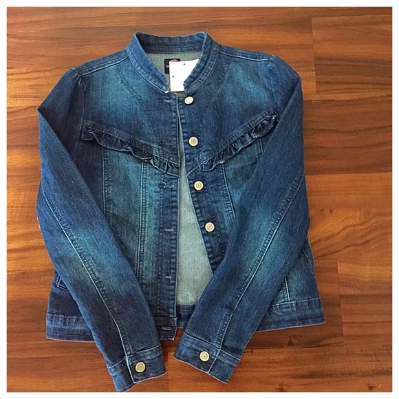 New Tommy Girl women's blue Jean jacket size M