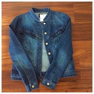 New Tommy Girl women's blue Jean jacket size M