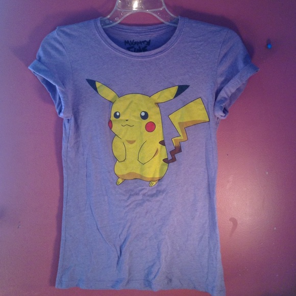 pikachu purple pokemon t shirt