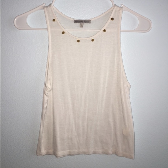 Charlotte Russe Studded Tank Top.