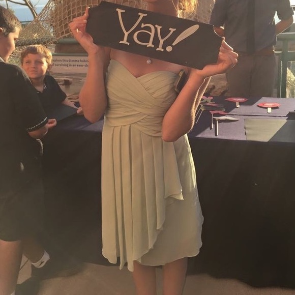 David's Bridal Bridesmaid's Dress