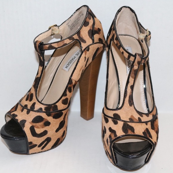 Steve Madden Leopard Platforms