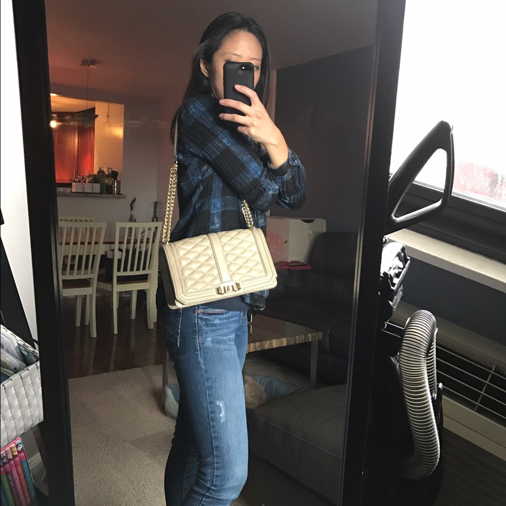 Rebecca Minkoff Taupe Love Bag