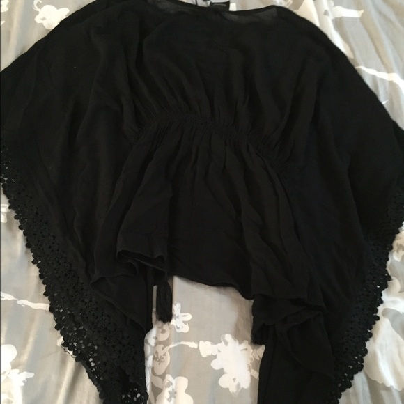 1 Day💜Lace trim kimono top💜 - Picture 2 of 4