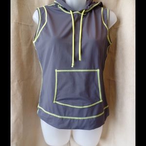 Hooded workout tank