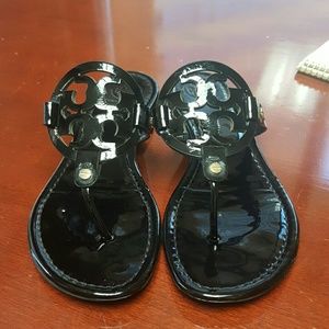 Tory Burch Miller. Black patent