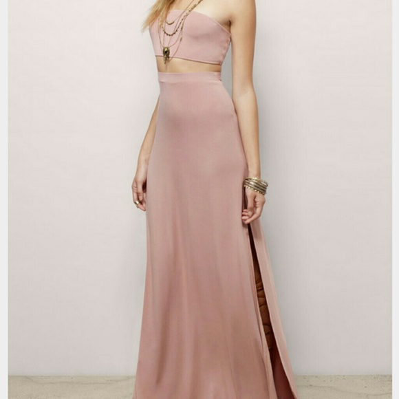 Blush maxi set